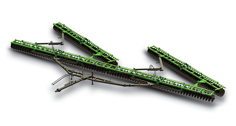 GANFP (R) D 160 - Wheeled Flotation Leveling Disc Harrow